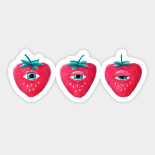 Cry Berry Sticker